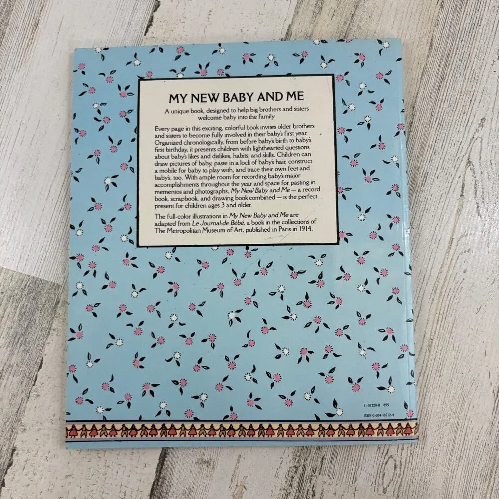 My New Baby And Me A First Year Record Book For Big Brothers And Sisters Smith